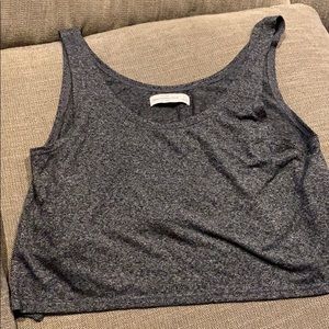 Boxy Abercrombie grey tank